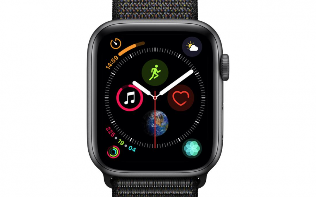 Apple Watch Series 4 GPS, 40mm Space Gray Aluminum Case with Black Sport Loop $325.00