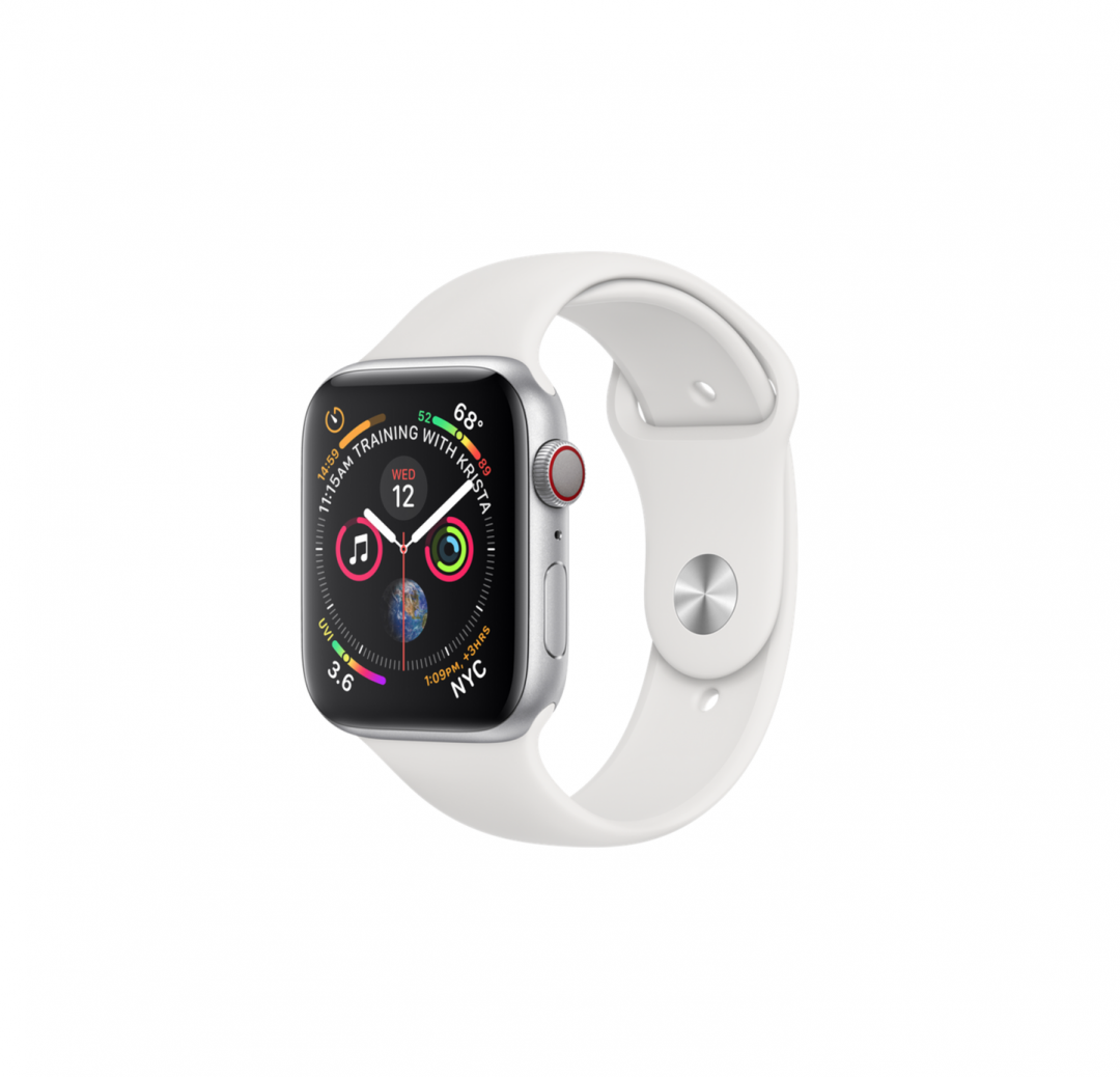 apple watch series 4 40mm silver aluminum